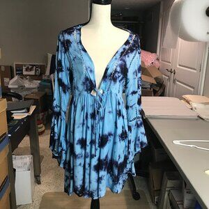 Women's Tie Dye Boho Me Dress Size S